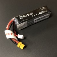 【INFINITY用】DCI LI-POバッテリー 11.1V 450mAh 75-150C