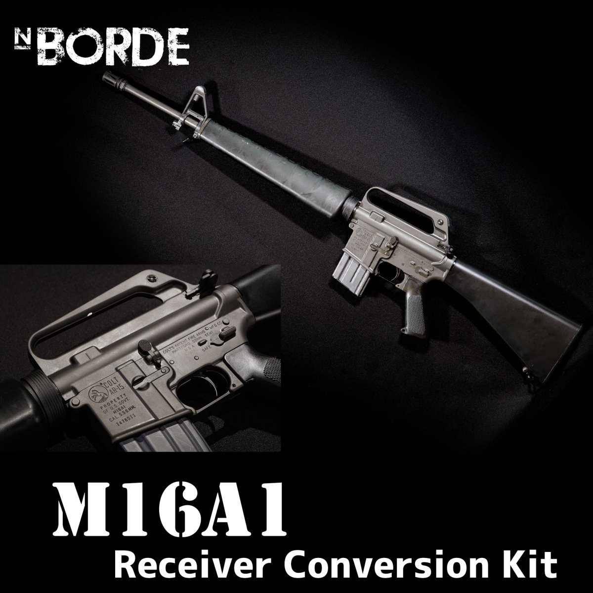 画像1: [ご予約商品] NBORDE【Receiver Conversion Kit For PTW M16A1 】キット (1)