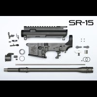 【NBORDE受注生産品】Milling Receiver & Barrel Set For SYSTEMA PTW - KAC SR-15 E3 MOD 2 - INFINITY(アッパー白刻印無し)